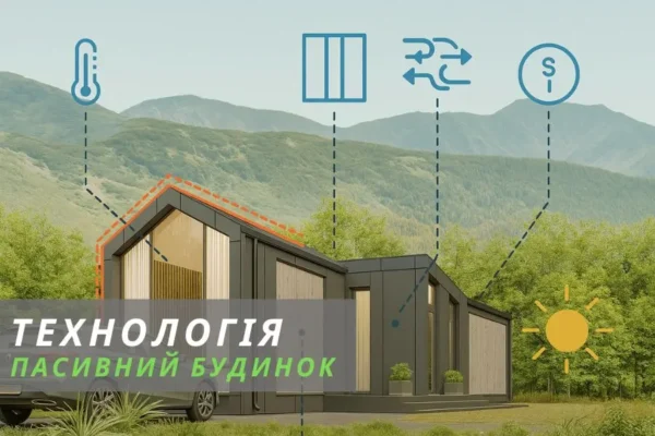 Пасивний будинок (Passiv Haus), що це? Технологія будівництва пасивних будинків